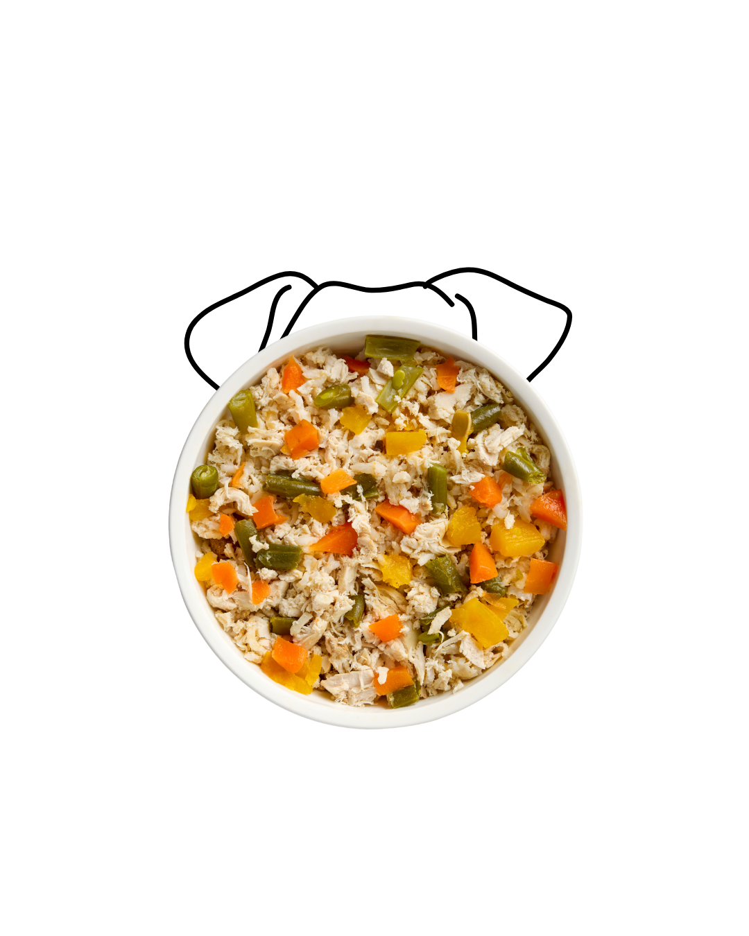Chicken and Brown Rice meal for dogs